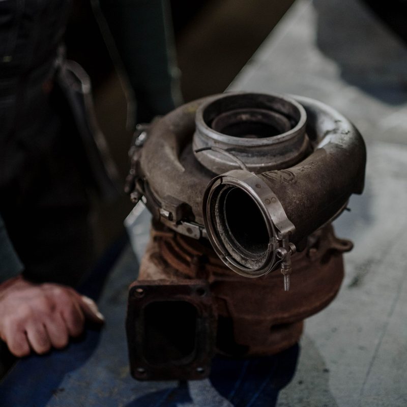Turbo compresor para motor diesel